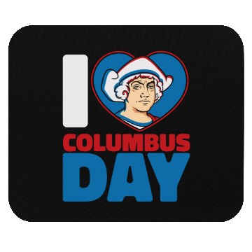 Discover Columbus Day 1492 Mouse Pads