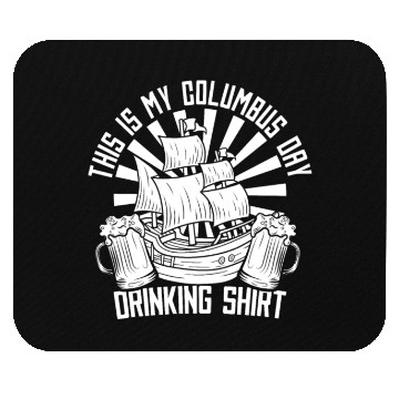 Discover Columbus Day 1492 Mouse Pads