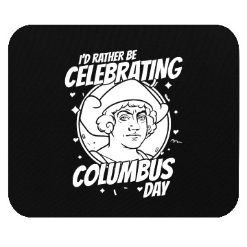Discover Columbus Day 1492 Mouse Pads