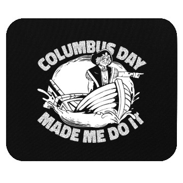 Discover Columbus Day 1492 Mouse Pads