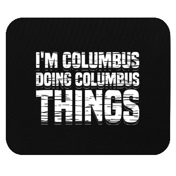 Discover Columbus Day 1492 Mouse Pads