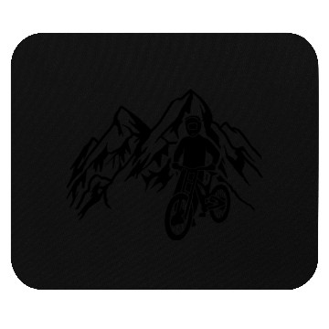 Discover Mountain bike mountains cycling downhill Mouse Pads