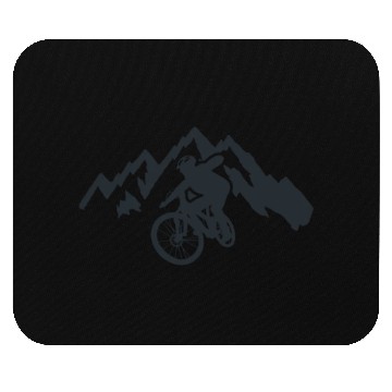 Discover Mountain bike mountains cycling downhill Mouse Pads