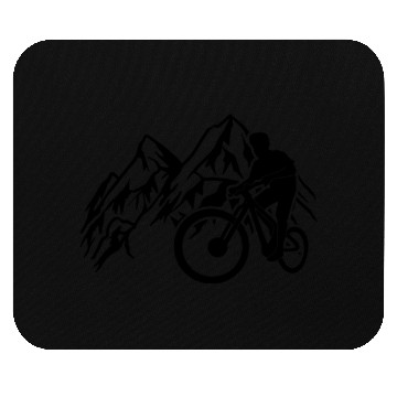 Discover Mountain bike mountains cycling downhill Mouse Pads