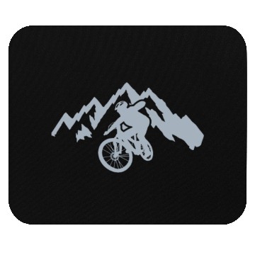 Discover Mountain bike mountains cycling downhill Mouse Pads