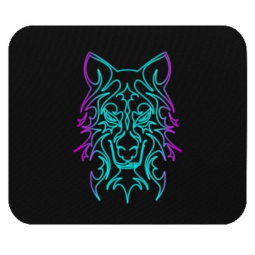 Discover wolf tribal Mouse Pads