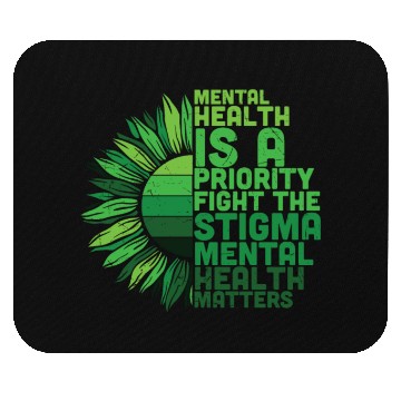 Discover Mental Health Sunflower Mouse Pads