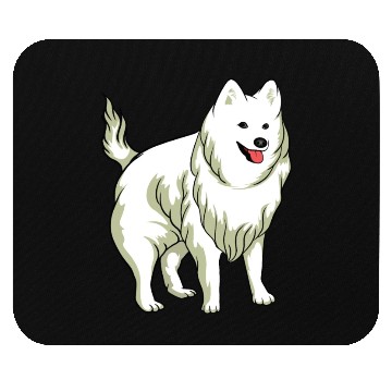 Discover Samoyed Cute White Dog Owners Pet Lover Gift Ideas Mouse Pads