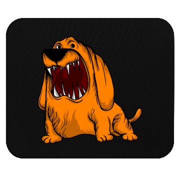 Discover Scary Big Mouth Dog Owners Pet Lover Gift Ideas Mouse Pads