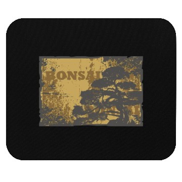 Discover Yin Yang Bonsai Tree Japanese Design Buddhist Zen Mouse Pads