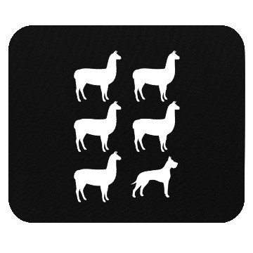 Discover Llama Llama Llama Great Dane Mouse Pads
