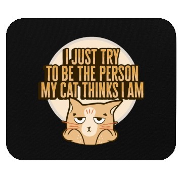 Discover Cat Meme Design for a Cat Lady or Cat Mom Mouse Pads