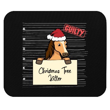 Discover Horse christmas funny prison Mouse Pads