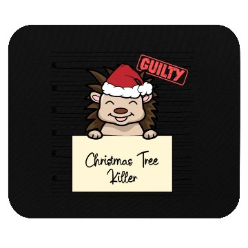 Discover Hedgehog christmas funny prison Mouse Pads