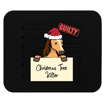 Discover Horse christmas funny prison Mouse Pads
