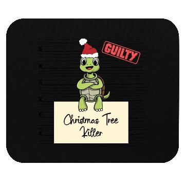 Discover turtle christmas funny prison Mouse Pads