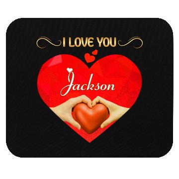 Discover I love you Jackson Mouse Pads
