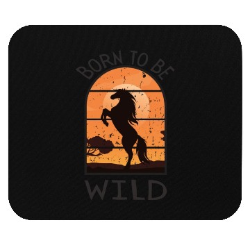Discover BORN TOBE WILD HORSE Mouse Pads