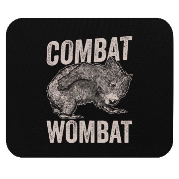 Discover Combat Wombat For A Wombats Lover Mouse Pads