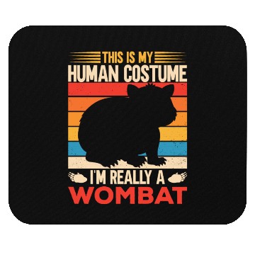 Discover Combat Wombat For A Wombats Lover Mouse Pads