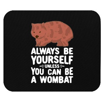 Discover Native Australian Animal Lovers Cute Wombat Mouse Pads