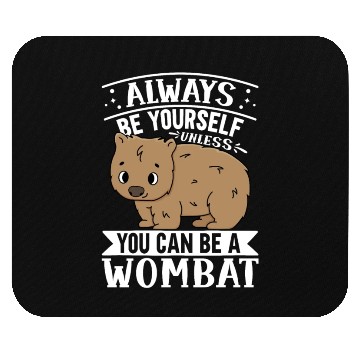 Discover Native Australian Animal Lovers Cute Wombat Mouse Pads