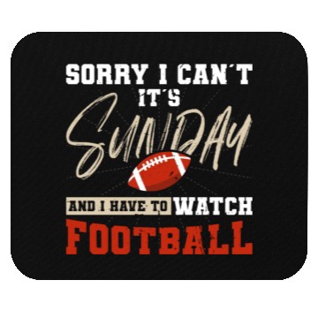 Discover American Football Sunday Football Player Sport Fan Mouse Pads