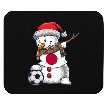 Discover Soccer Boy Dabbing Snowman Christmas Jersey Japan Mouse Pads