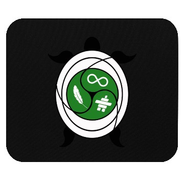 Discover Turtle symbol for indigenous people of Canada Mouse Pads