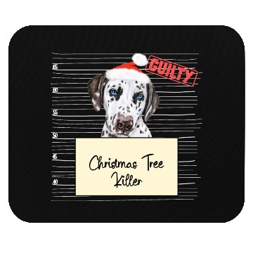 Discover Dalmatian christmas funny prison Mouse Pads