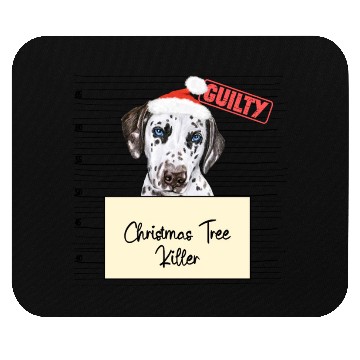 Discover Dalmatian christmas funny prison Mouse Pads