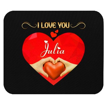 Discover I love you Julia Mouse Pads