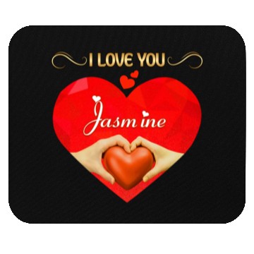 Discover I love you Jasmine Mouse Pads