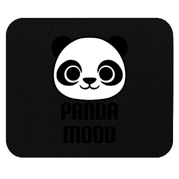 Discover Panda Mood : Cute Panda Illustration Mouse Pads
