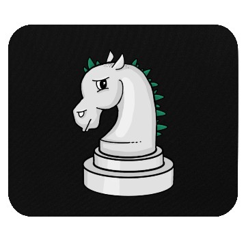 Discover Annoyed Punk Chess Horse Mouse Pads