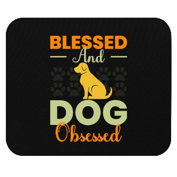 Discover Blessed & Dog Obsessed Owners Pet Lover Gift Ideas Mouse Pads