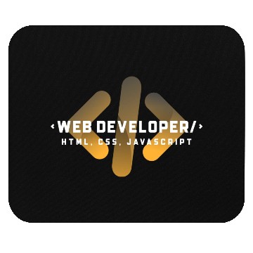 Discover Web Developer Typography (HTML, CSS, JavaScript) Mouse Pads