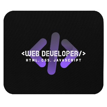 Discover Web Developer Typography (HTML, CSS, JavaScript) Mouse Pads