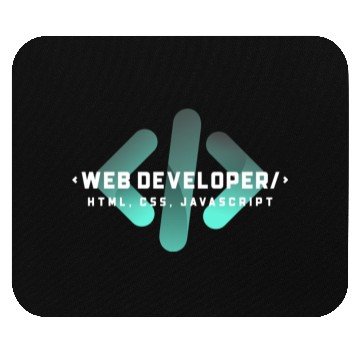 Discover Web Developer Typography (HTML, CSS, JavaScript) Mouse Pads