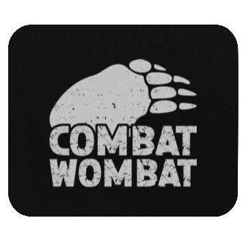 Discover Combat Wombat For A Wombats Lover Mouse Pads