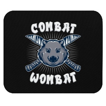 Discover Combat Wombat For A Wombats Lover Mouse Pads