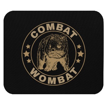 Discover Combat Wombat For A Wombats Lover Mouse Pads