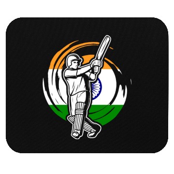 Discover India Cricket Player Mouse Pads