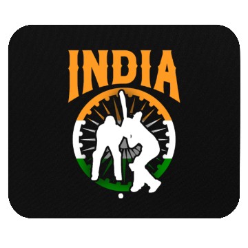 Discover India Cricket Player Mouse Pads