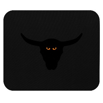 Discover Night Black Bull Mouse Pads