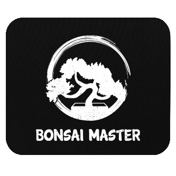 Discover Bonsai Master Cool Japanese Tree Planting Gift Mouse Pads