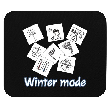Discover Winter mode Mouse Pads