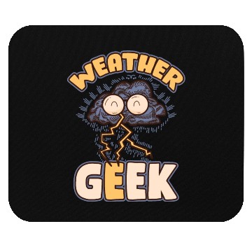 Discover Weather Geek Funny Meteorology Gift Mouse Pads