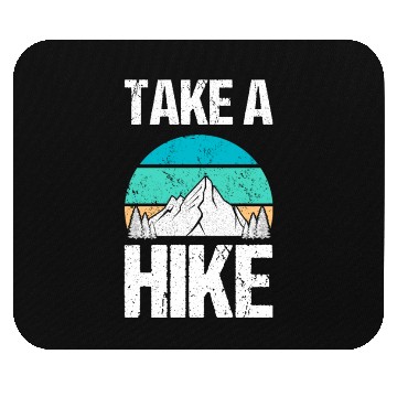 Discover Take a Hike Mouse Pads