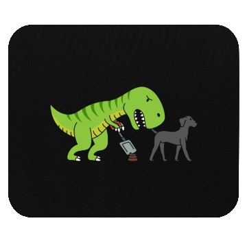 Discover Great Dane T-Rex Dinosaur Poop Mouse Pads